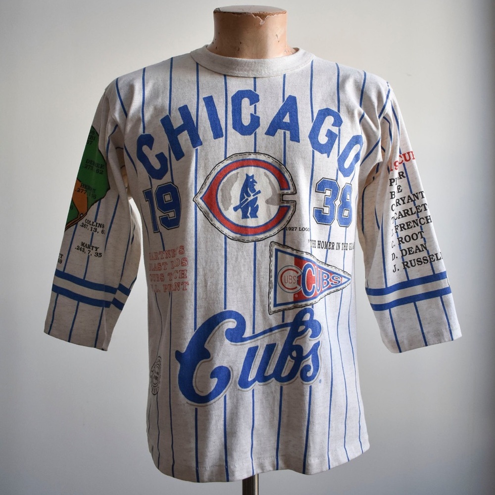 Vintage Rare 1990s Chicago Cubs Jersey Tee